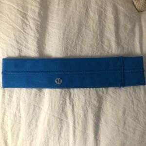 Blue athletic headband